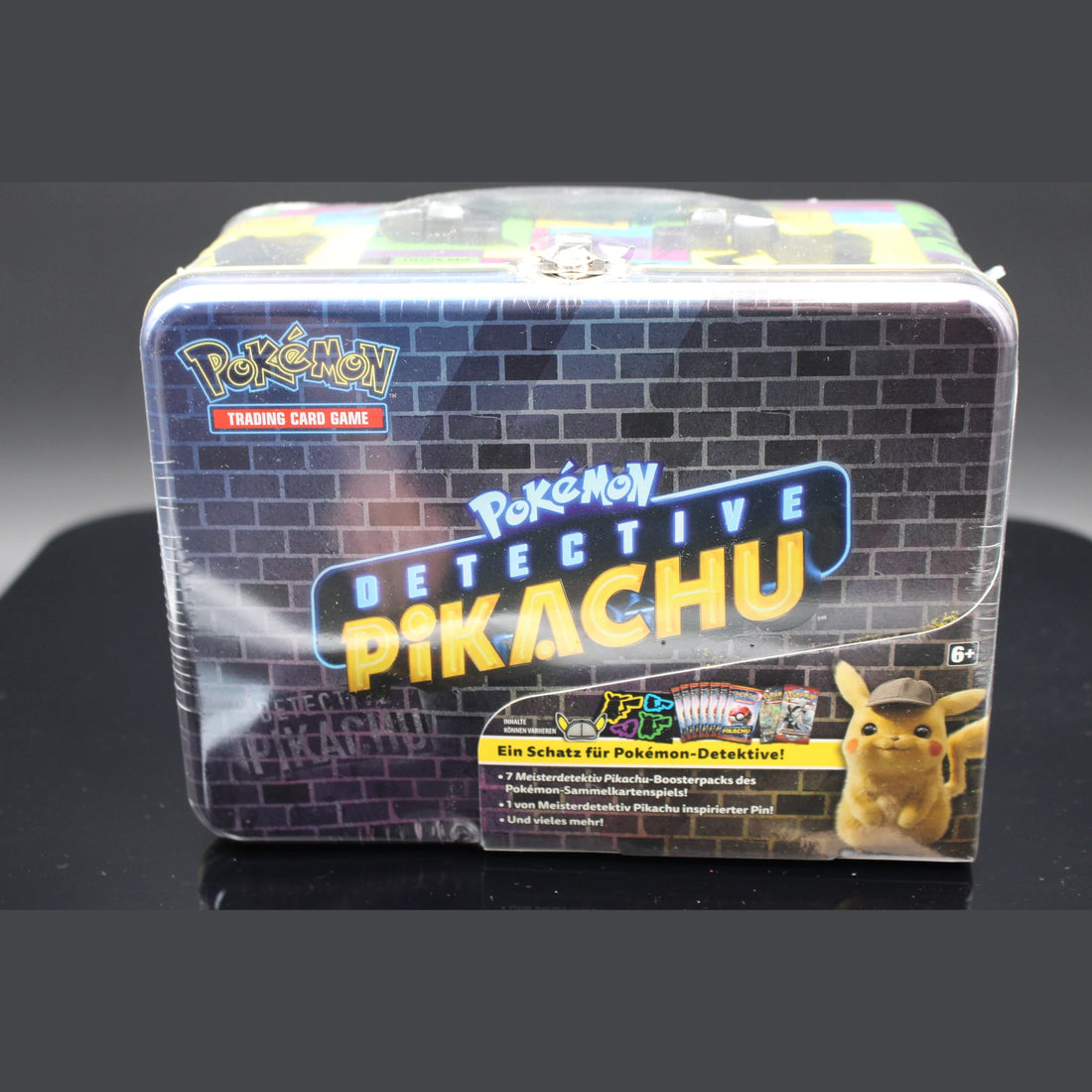 Meisterdetektiv Pikachu Sammelkoffer Tin · Deutsch · Sealed OVP - Bild 1