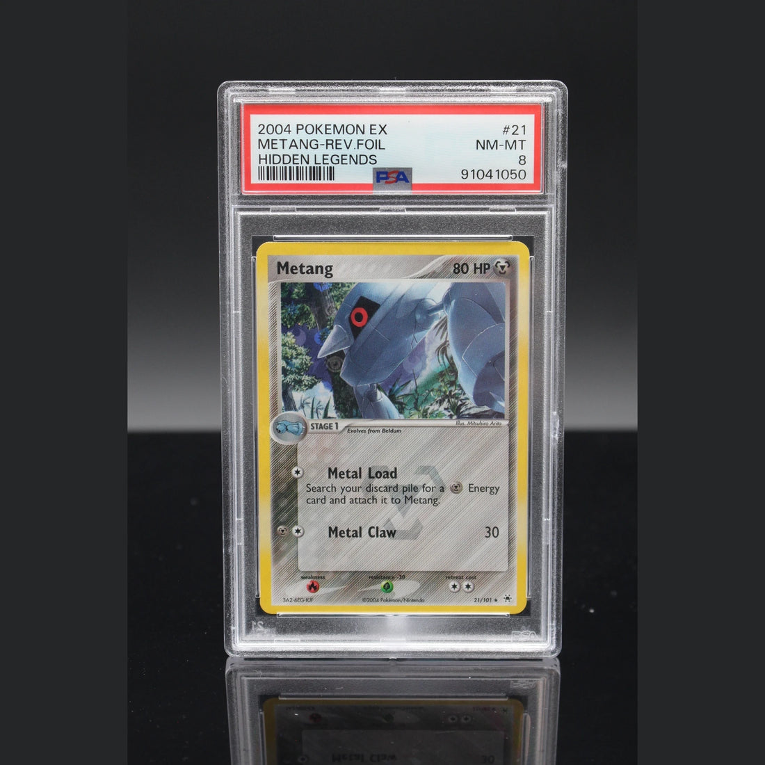 Metang Reverse · Hidden Legends · 21/101 · Englisch · PSA 8 - Bild 1