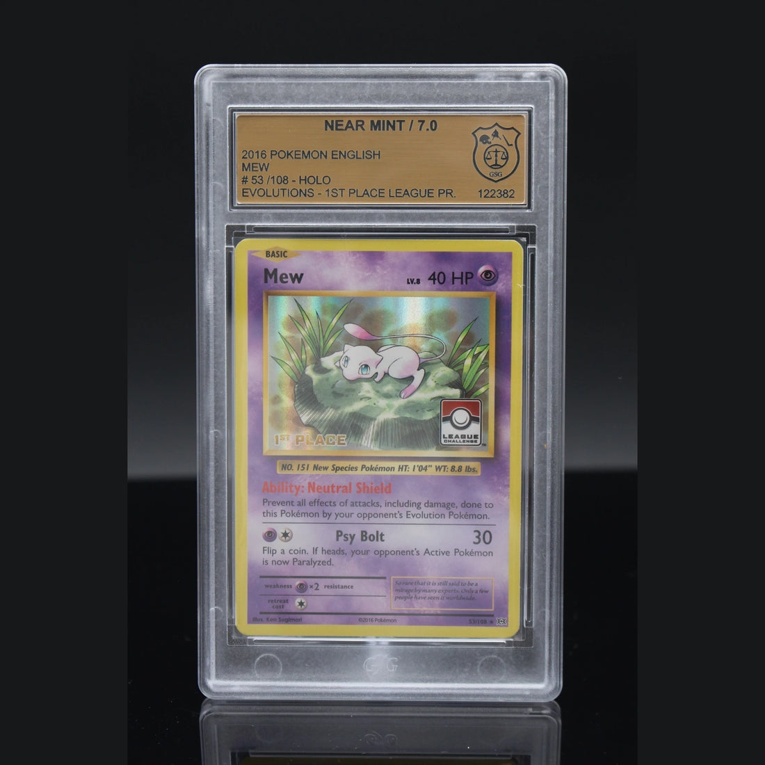 Mew Promo · Evolutions · 53/108 · Englisch · GSG 7 - Bild 1