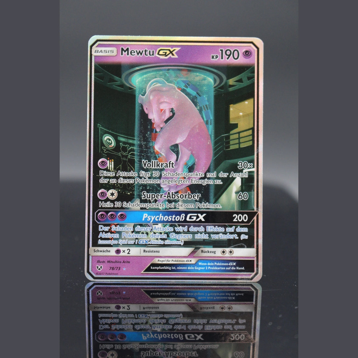 Mewtu GX SR · Schimmernde Legenden · 78/73 · Deutsch · (Near Mint-) - Bild 1
