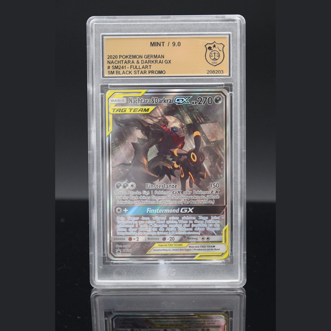Nachtara&Darkrai GX · Black Star Promos · SM241 · Deutsch · GSG 9 - Bild 1