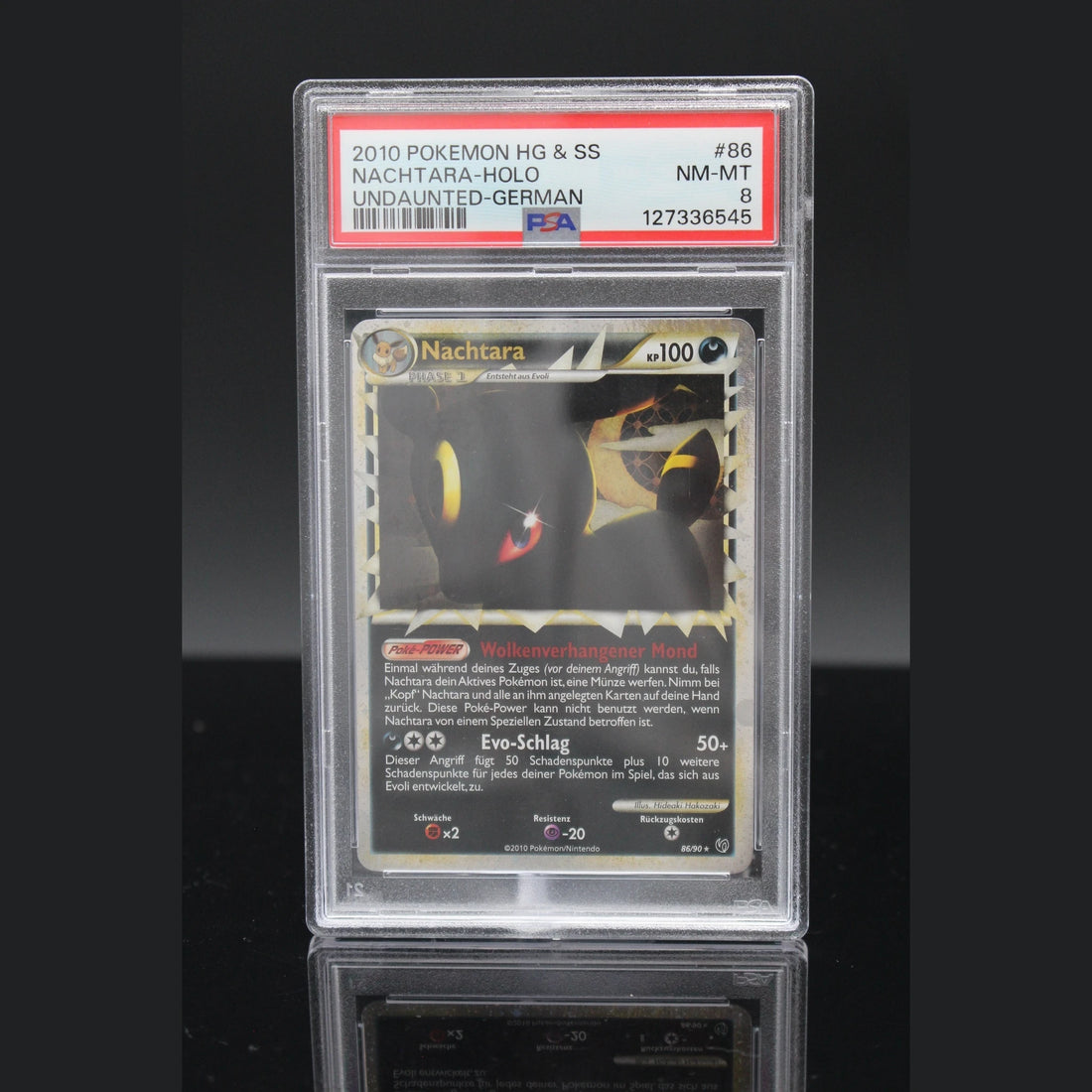 Nachtara Holo · Unerschrocken · 86/90 · Deutsch · PSA 8 - Bild 1