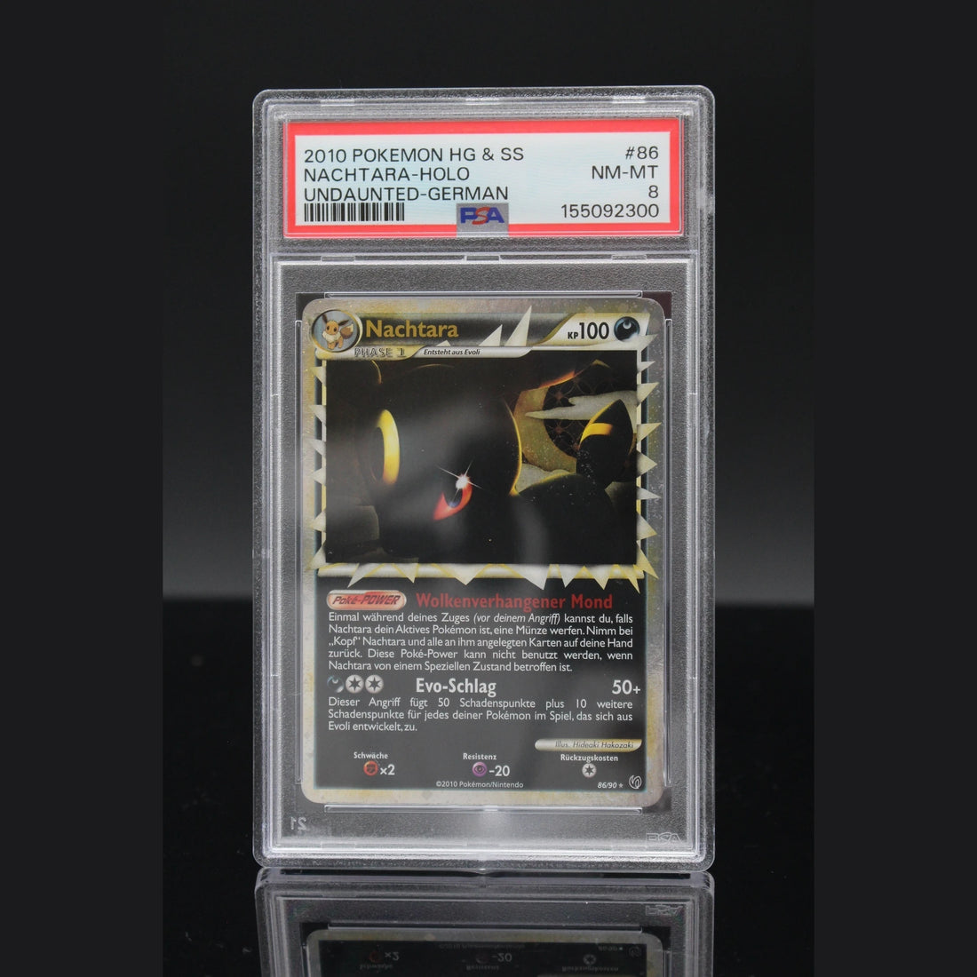Nachtara Holo · Unerschrocken · 86/90 · Deutsch · PSA 8 - Bild 1