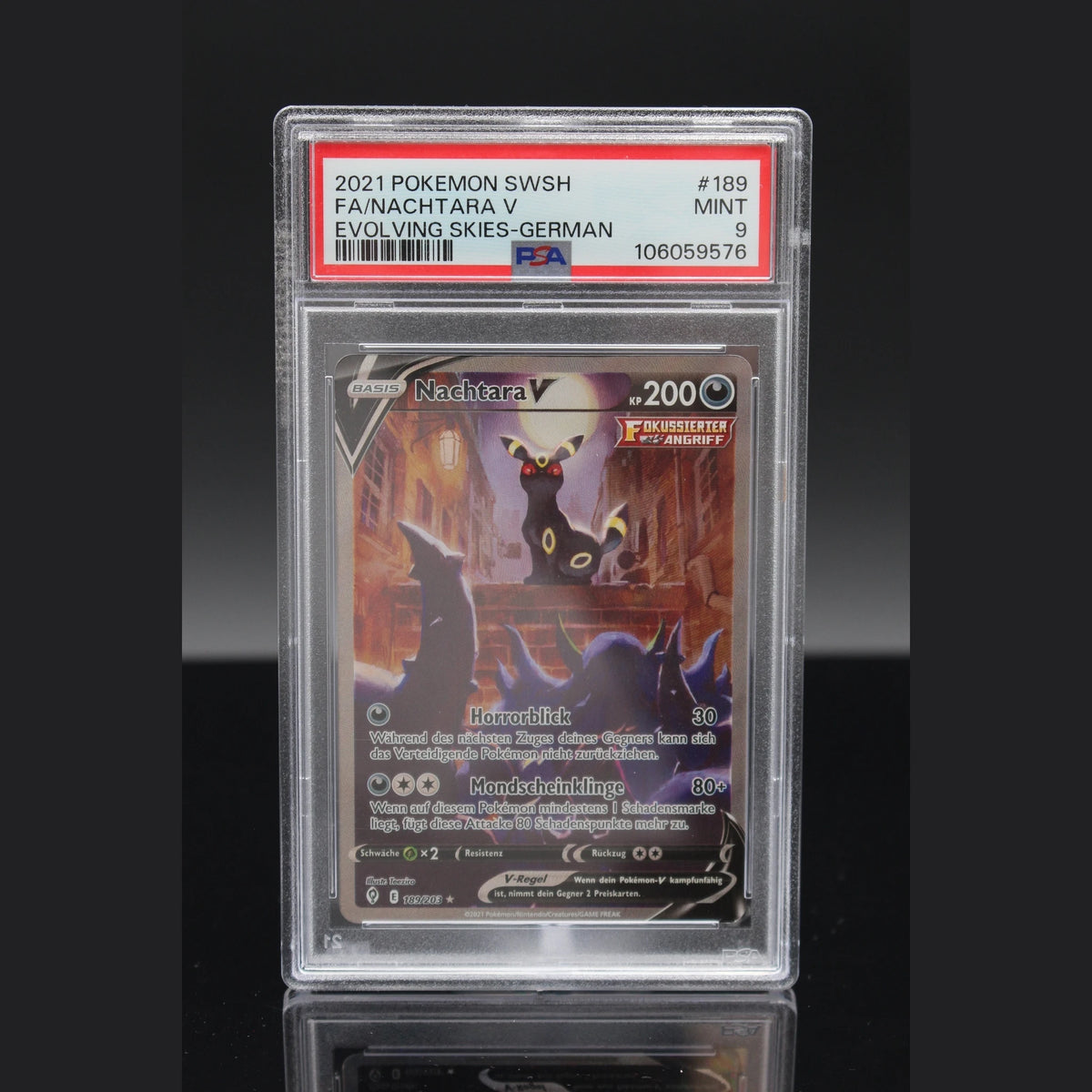 Nachtara V SR · Drachenwandel · 189/203 · Deutsch · PSA 9 - Bild 1