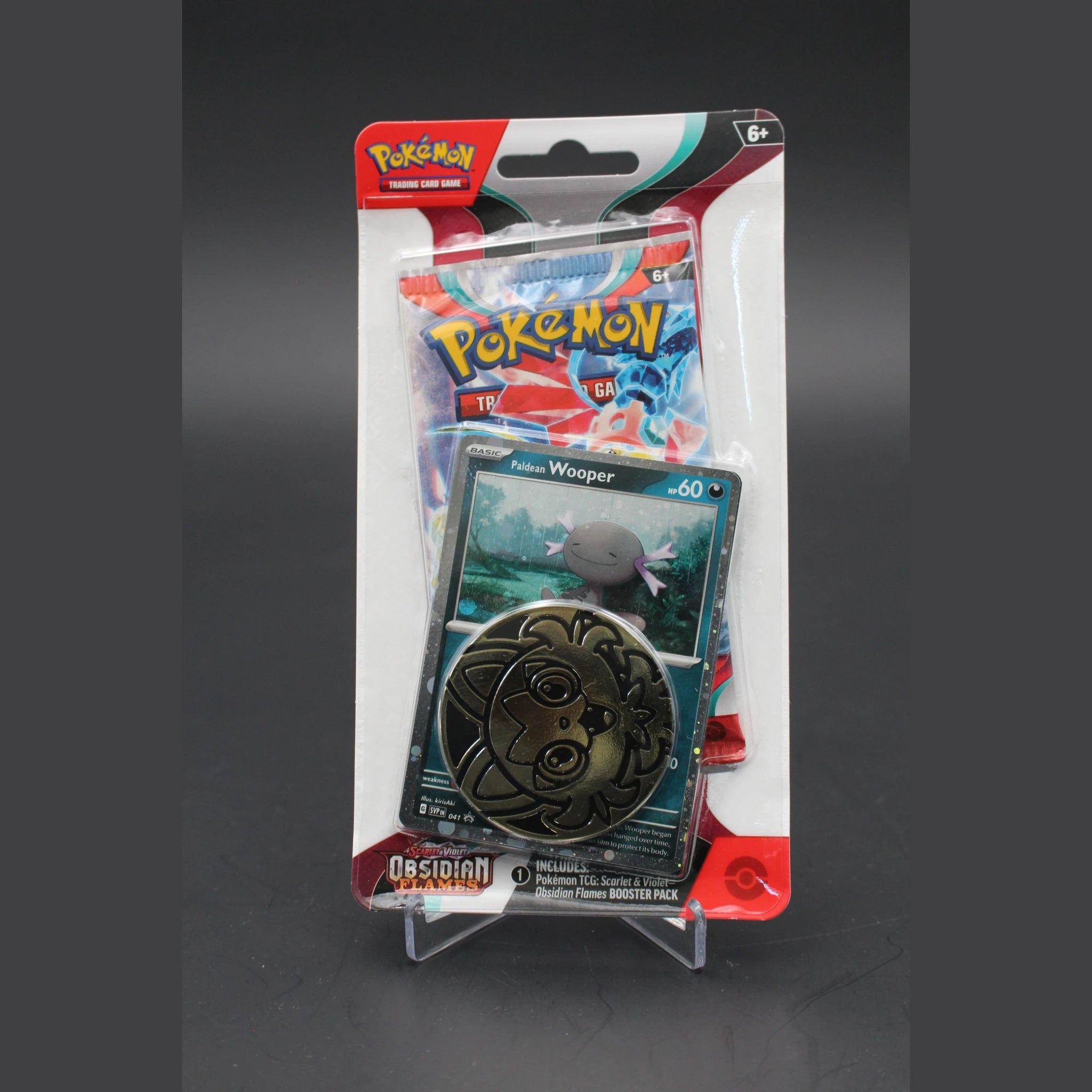 Obsidian Flames Checklane Blister (Paldean Wooper) · Englisch · Sealed OVP - Bild 1
