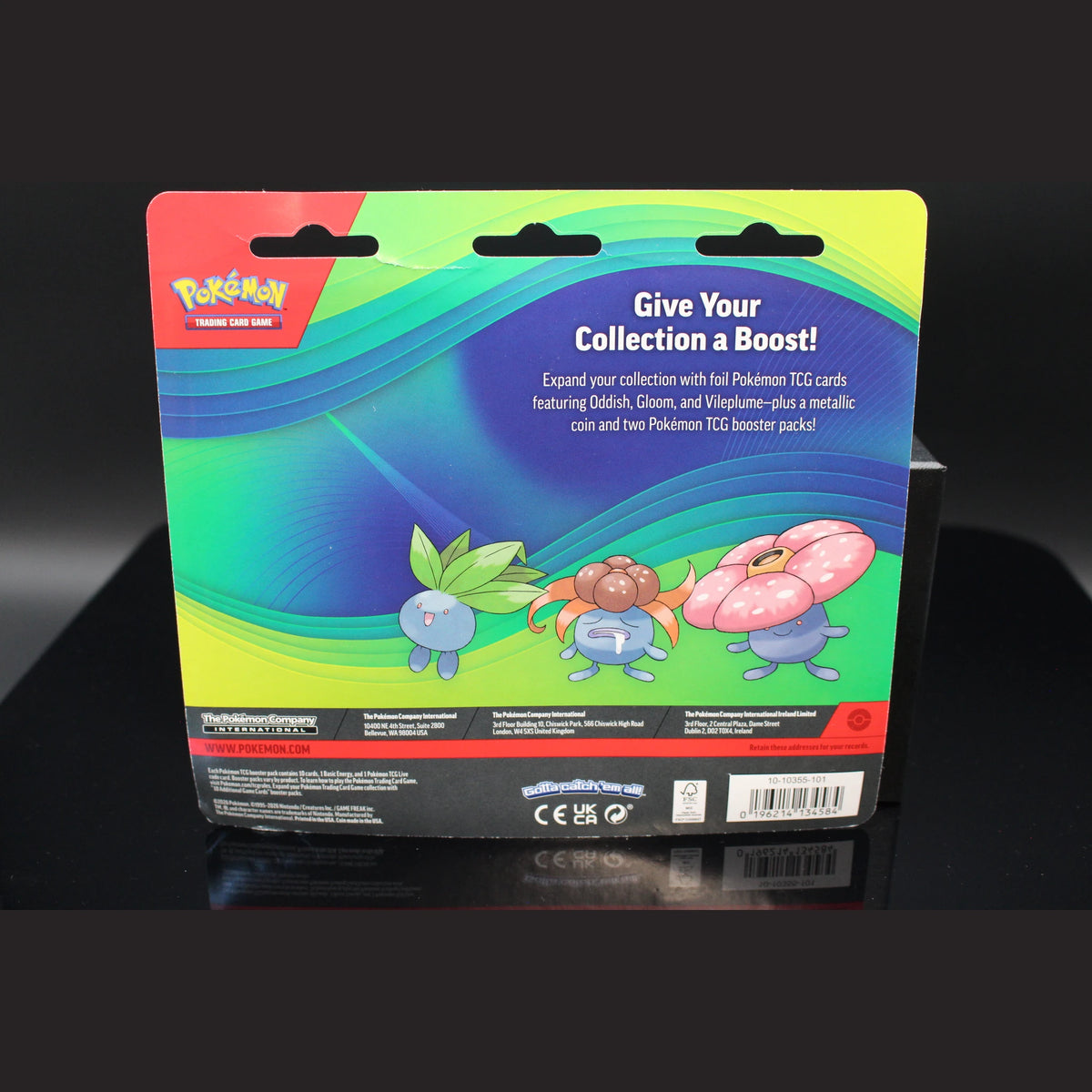 Oddish Gloom Vileplume Blister mit Coin und 2 Boostern · Englisch · Sealed OVP - Bild 2