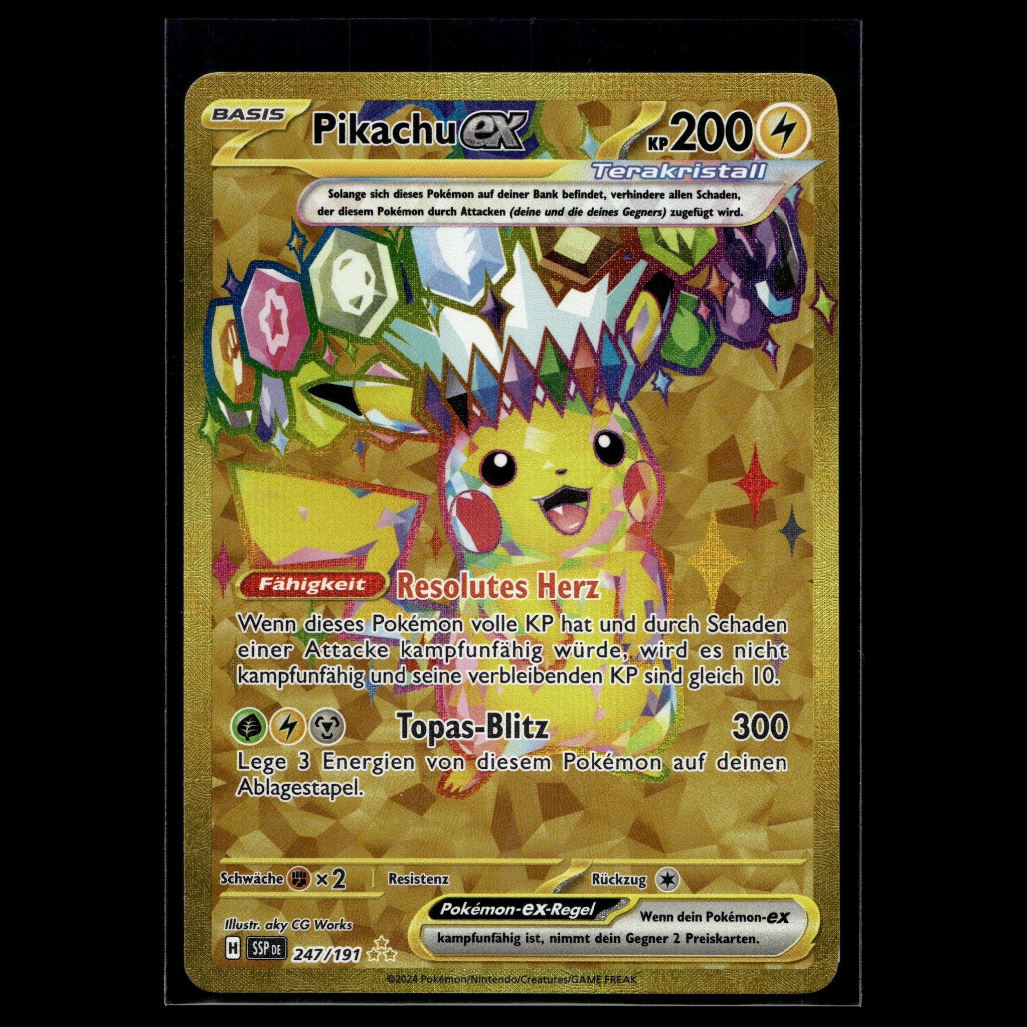 Pikachu ex UR · SSP · 247/191 · Deutsch · (Near Mint) - Bild 1