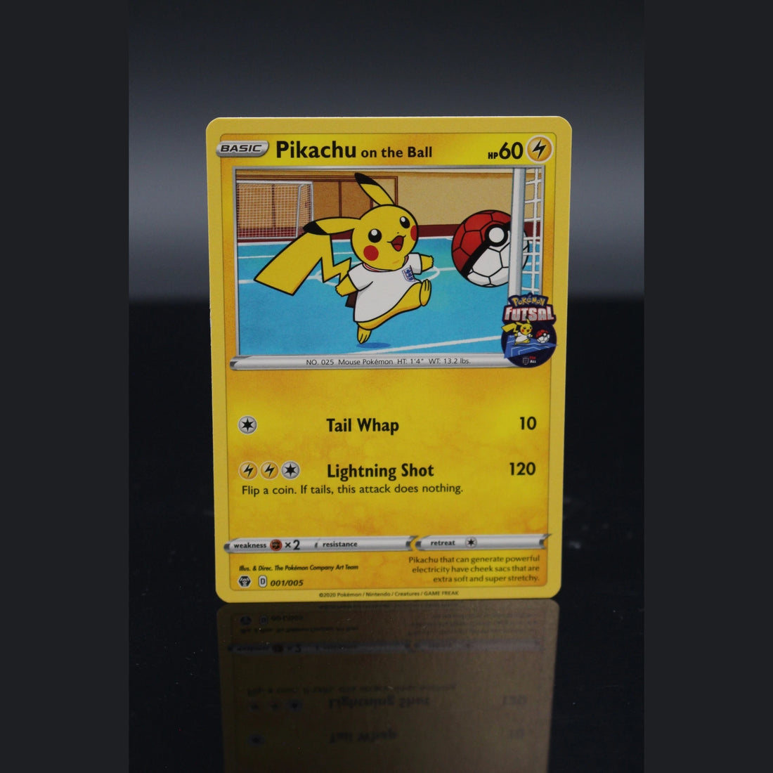 Pikachu on the Ball Promo · Pokemon Futsal · 001/005 · Englisch · (Near Mint) - Bild 1