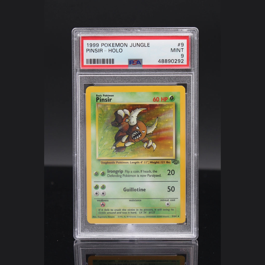 Pinsir Holo · Jungle · 9/64 · Englisch · PSA 9 - Bild 1