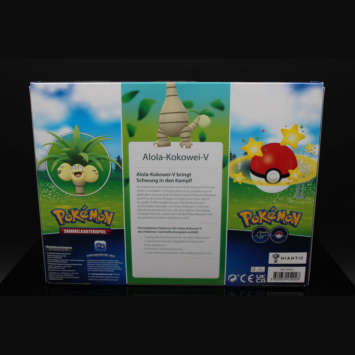 Pokemon GO Alola-Kokowei V Kollektion · Deutsch · Sealed OVP - Bild 2
