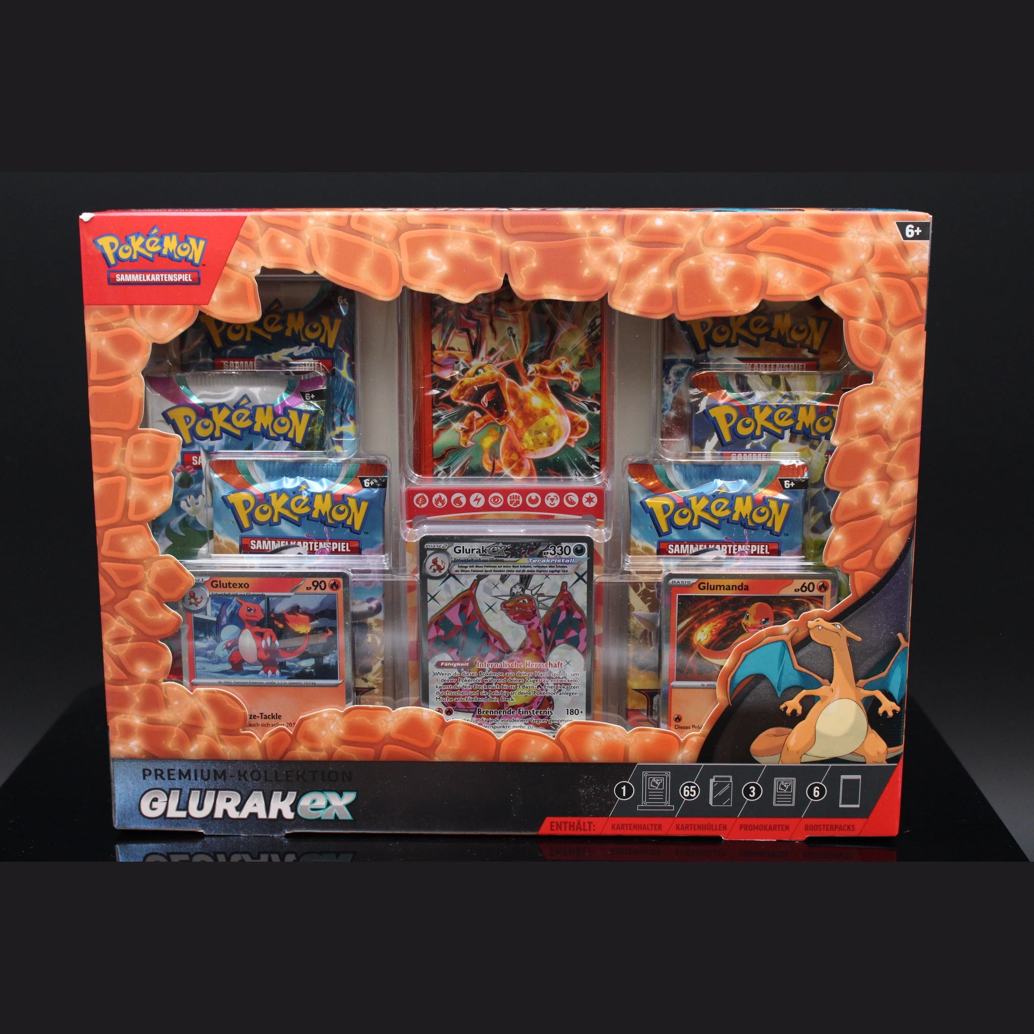 Premium-Kollektion Glurak ex · Deutsch · Sealed OVP - Bild 1