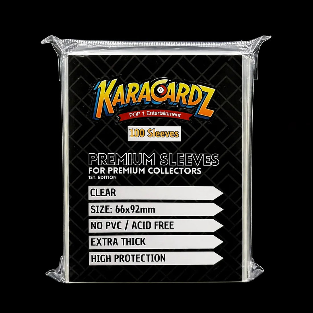 KaraCardz Premium Sleeves Verpackung, 100 Stück