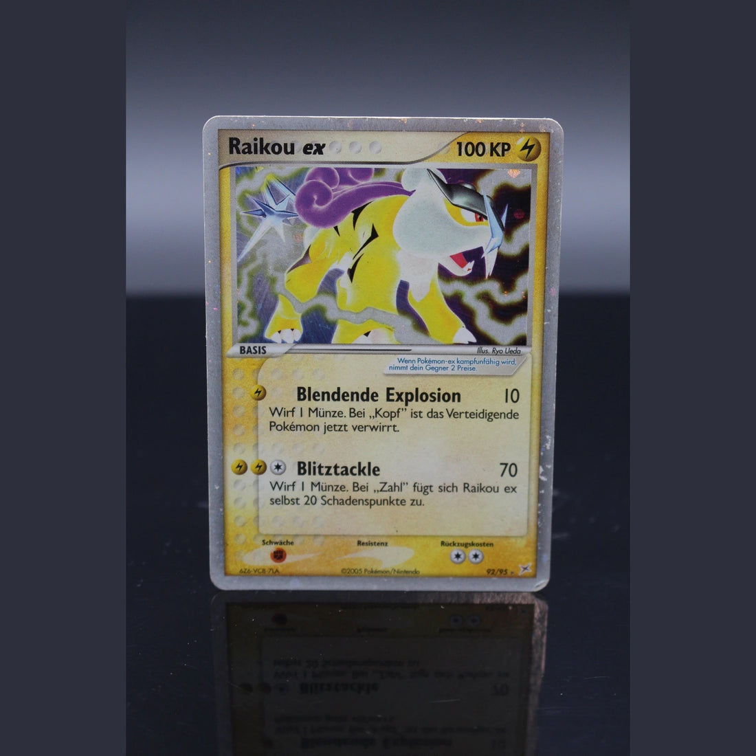 Raikou ex UR · EX Team Rocket Returns · 92/95 · Deutsch · (Light Played) - Bild 1