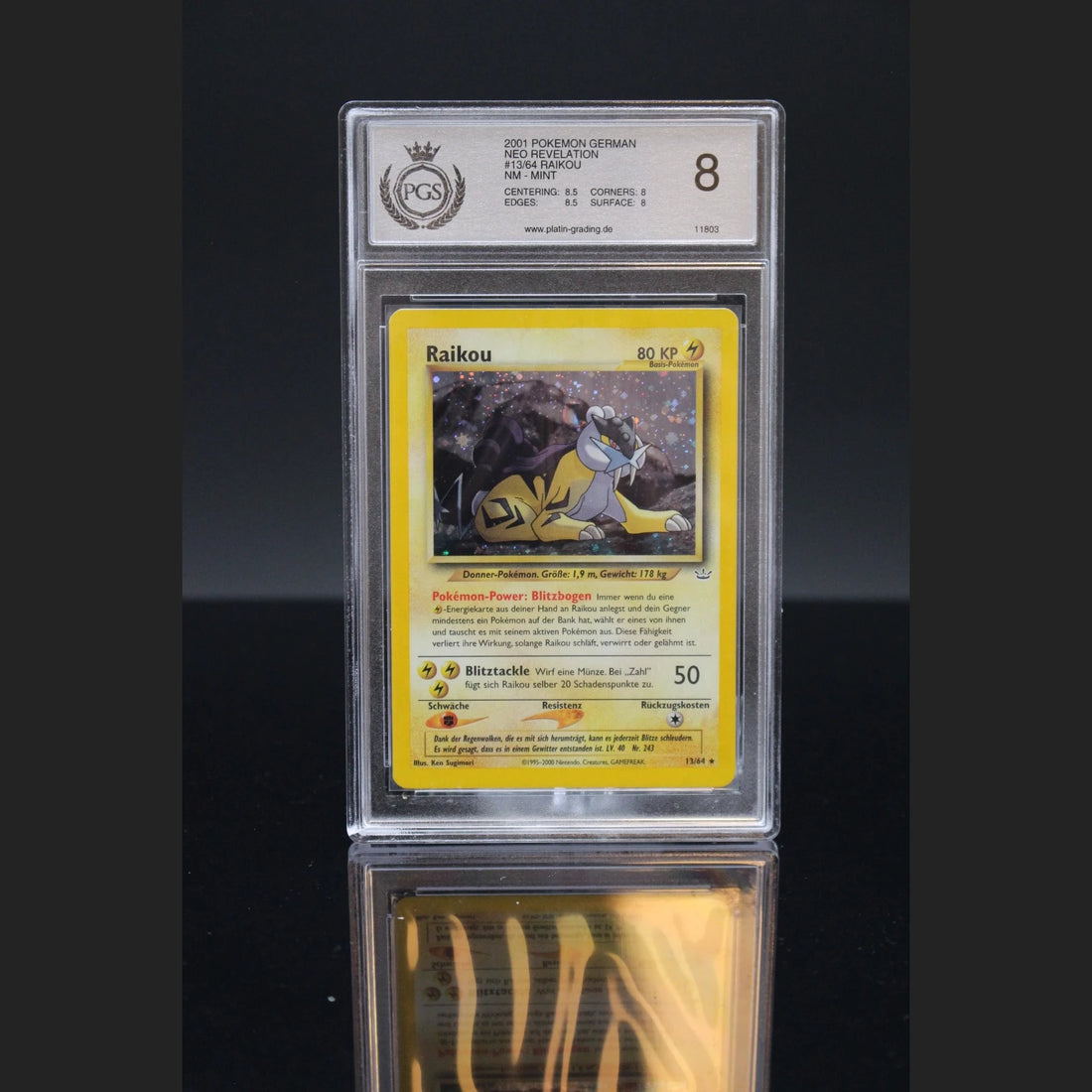 Raikou Holo · Neo Revelation · 13/64 · Deutsch · PGS 8 - Bild 1