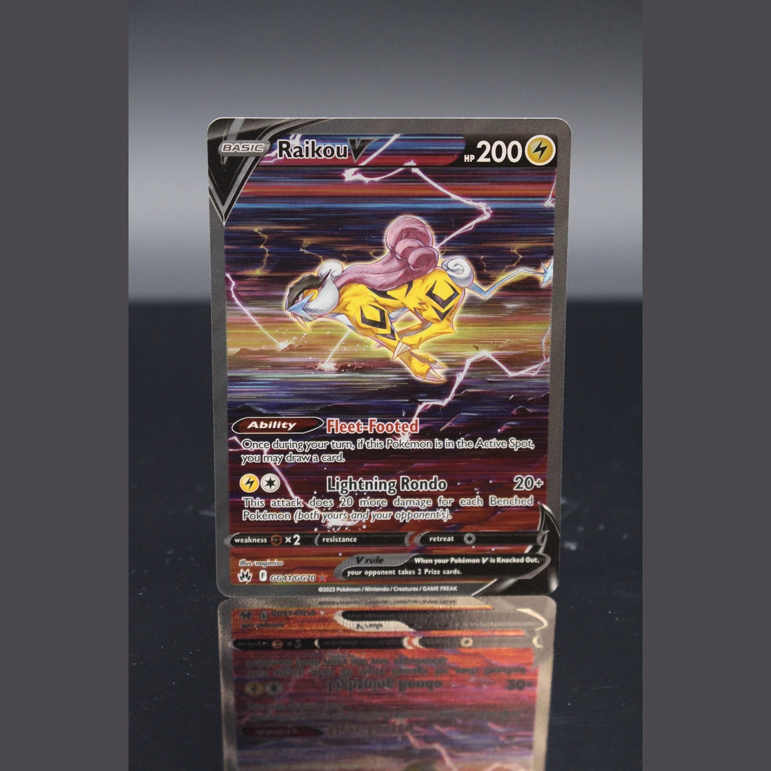 Raikou V · Crown Zenith Galarian Gallery · GG41/GG70 · Englisch · (Near Mint) - Bild 1