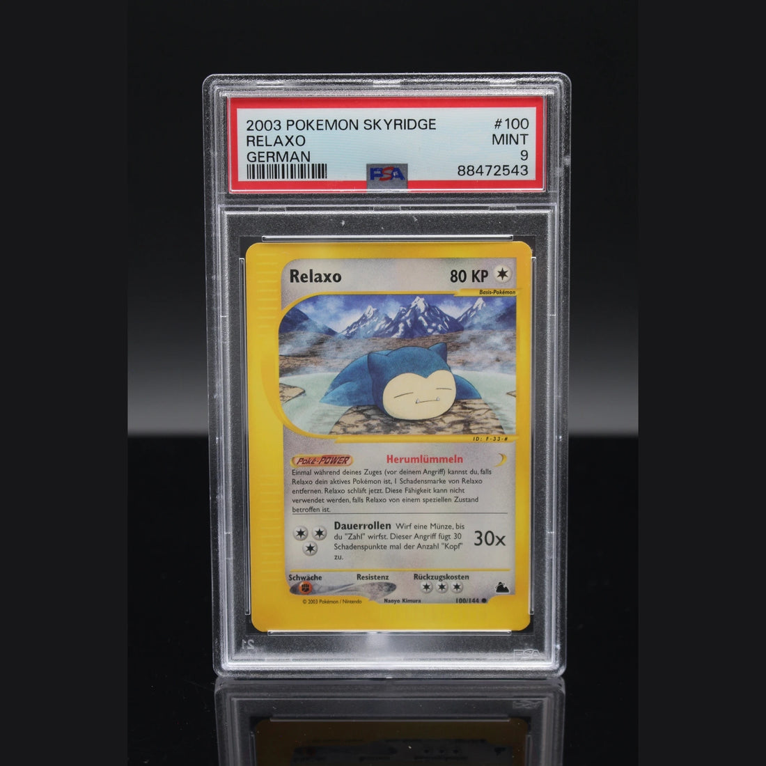 Relaxo · Skyridge · 100/144 · Deutsch · PSA 9 - Bild 1