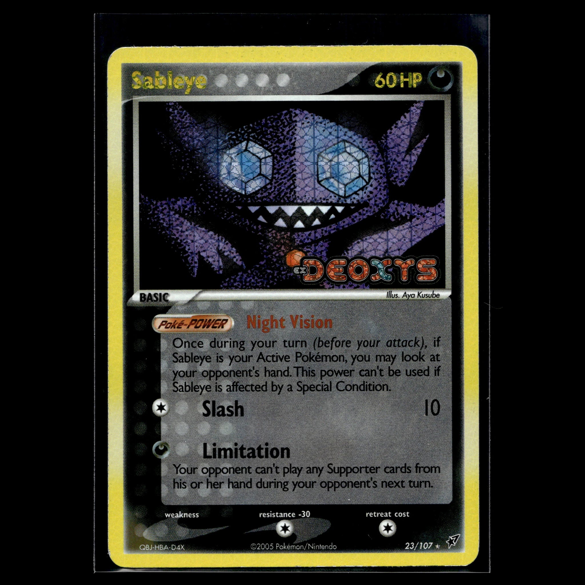 Sableye Holo · Deoxys · 23/107 · Englisch · (Good) - Bild 1