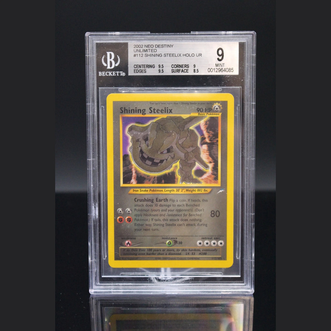 Shining Steelix · Neo Destiny Shiny · 112/105 · Englisch · BGS 9 - Bild 1