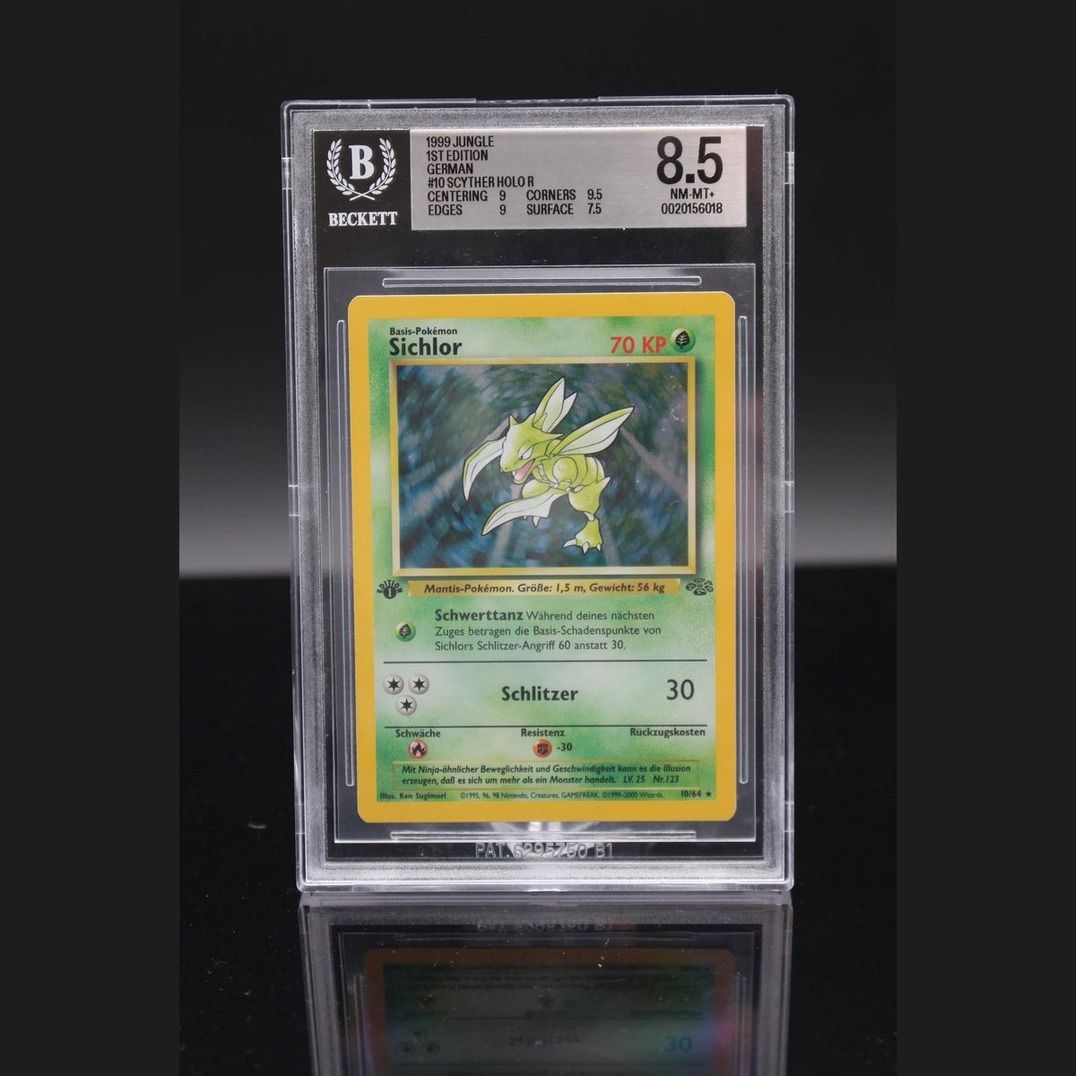 Sichlor Holo · Dschungel 1st Edition · 10/64 · Deutsch · BGS 8.5 - Bild 1