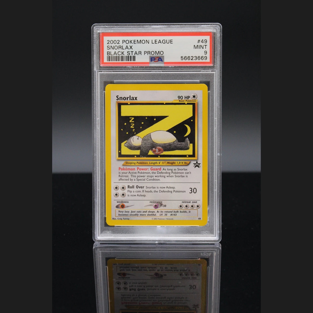 Snorlax · Black Star Promo · 49 · Englisch · PSA 9 - Bild 1