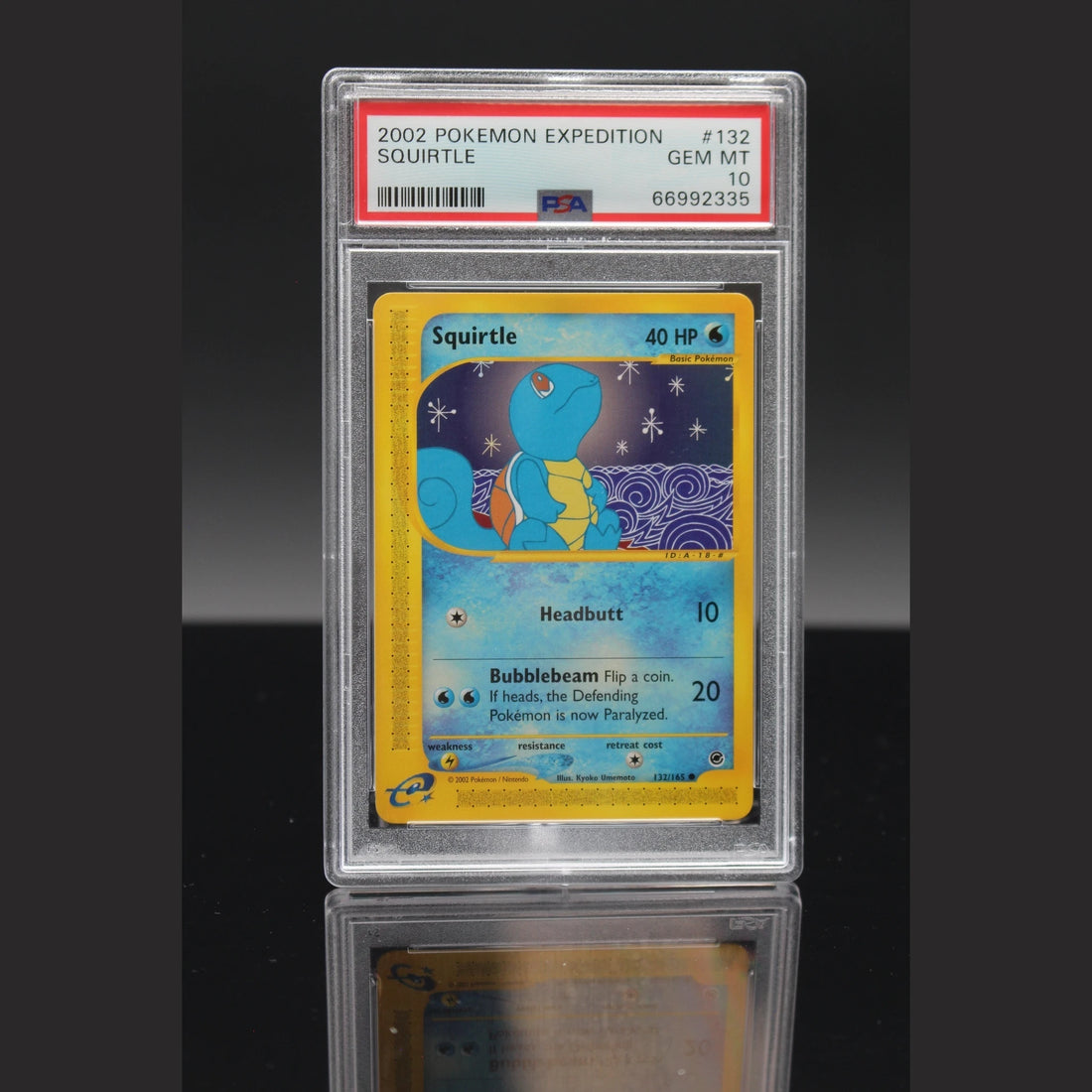Squirtle · Expedition · 132/165 · Englisch · PSA 10 - Bild 1