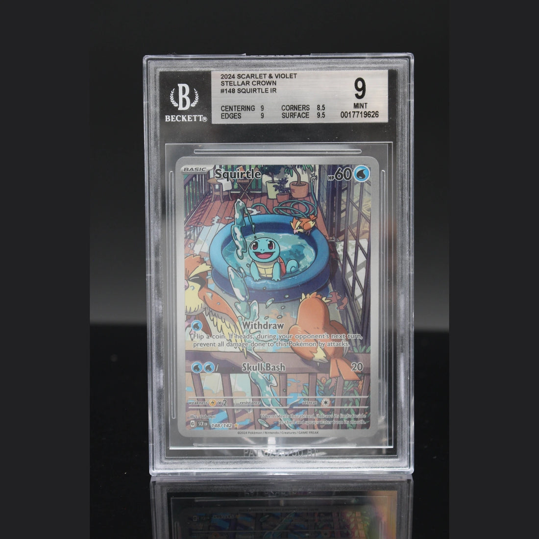 Squirtle IR · Stellar Crown · 148/142 · Englisch · BGS 9 - Bild 1