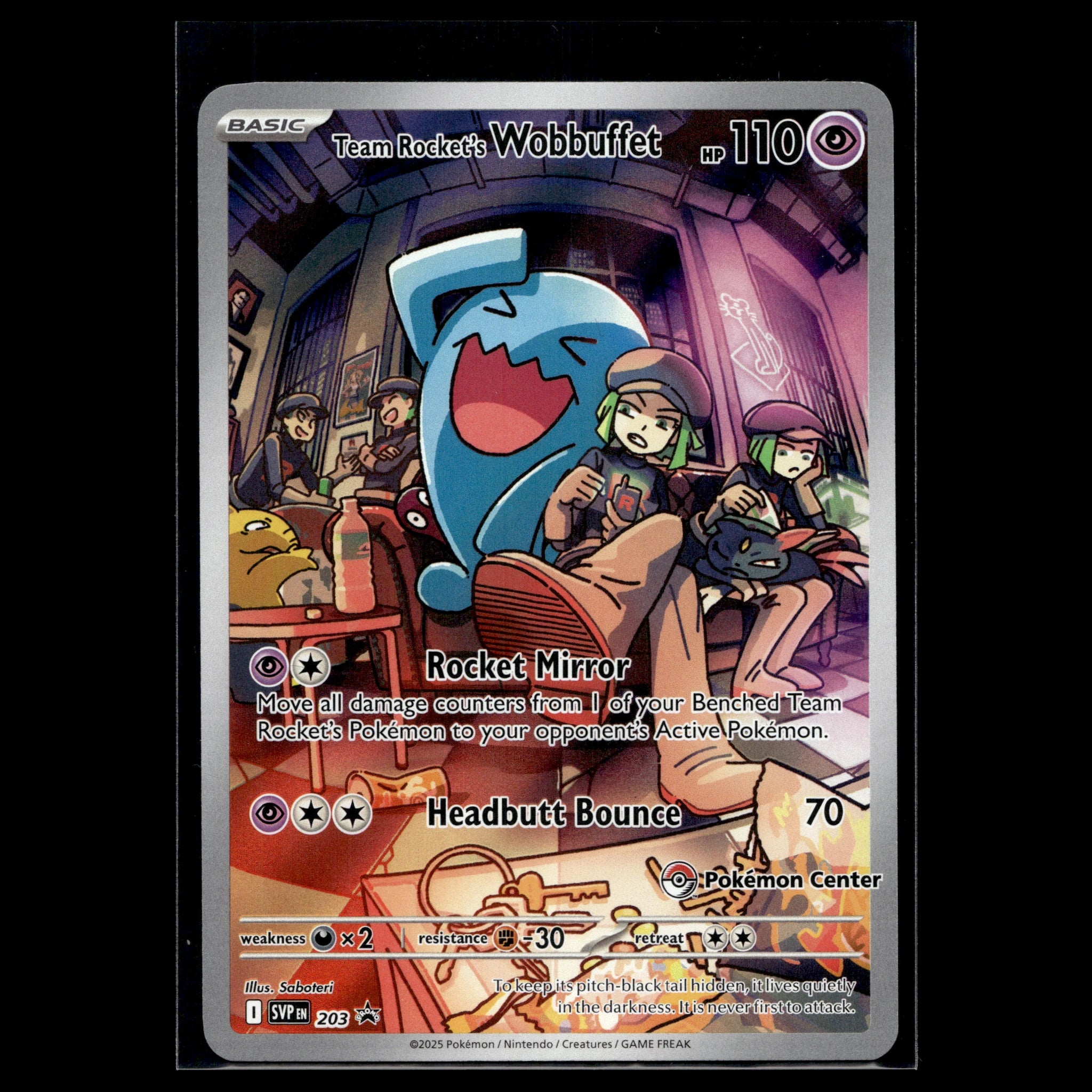 Team Rocket's Wobbuffet · Black Star Promos Pokemon Center · 203 · Englisch · (Near Mint) - Bild 1