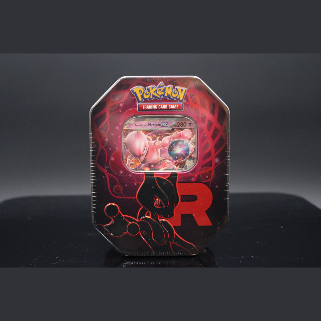 Team Rocket Tin - Team Rocket's Mewtwo ex · Englisch · Sealed OVP - Bild 1