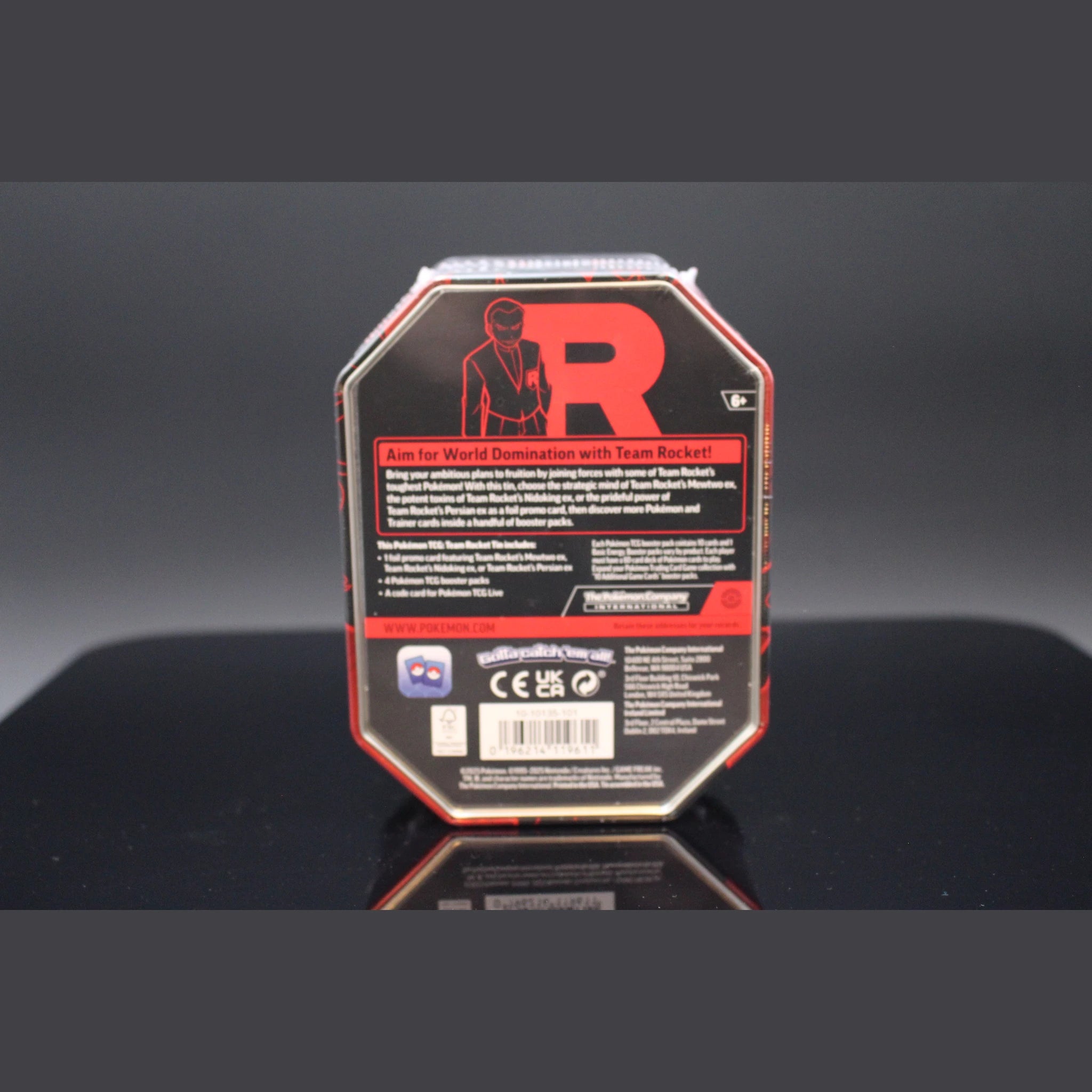Team Rocket Tin - Team Rocket's Mewtwo ex · Englisch · Sealed OVP - Bild 2