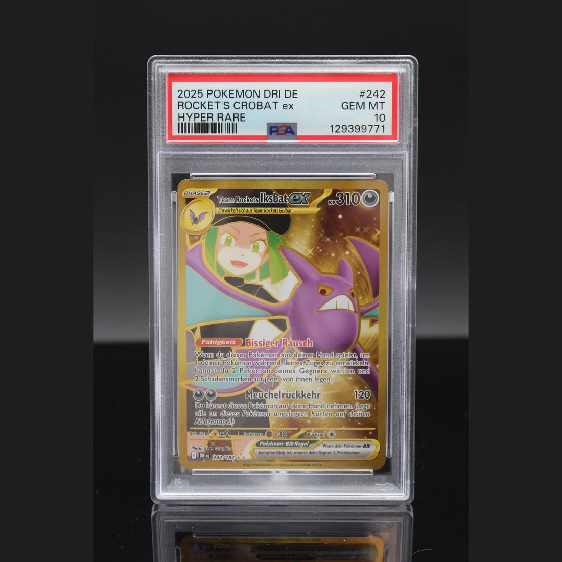 Team Rockets Iksbat ex · Ewige Rivalen · 242/182 · Deutsch · PSA 10 - Bild 1
