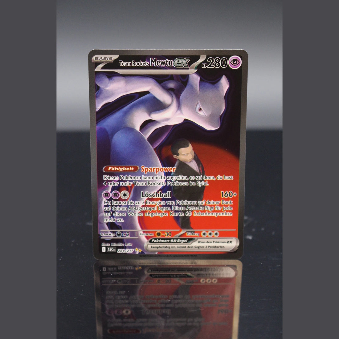 Team Rockets Mewtu ex · 281/217 · Deutsch · (Near Mint) - Bild 1