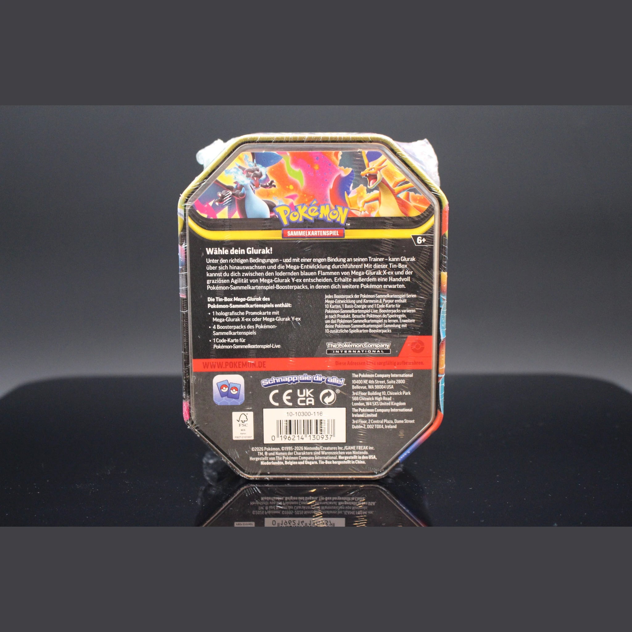Tin Mega-Glurak · Deutsch · Sealed OVP - Bild 2