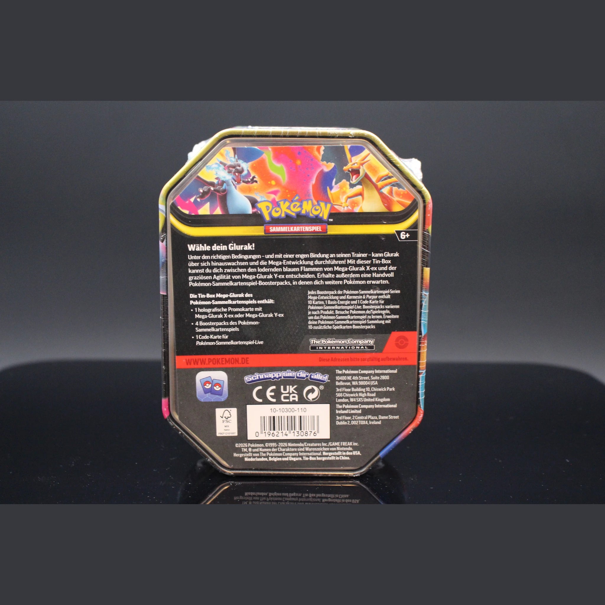 Tin Mega-Glurak · Deutsch · Sealed OVP - Bild 2