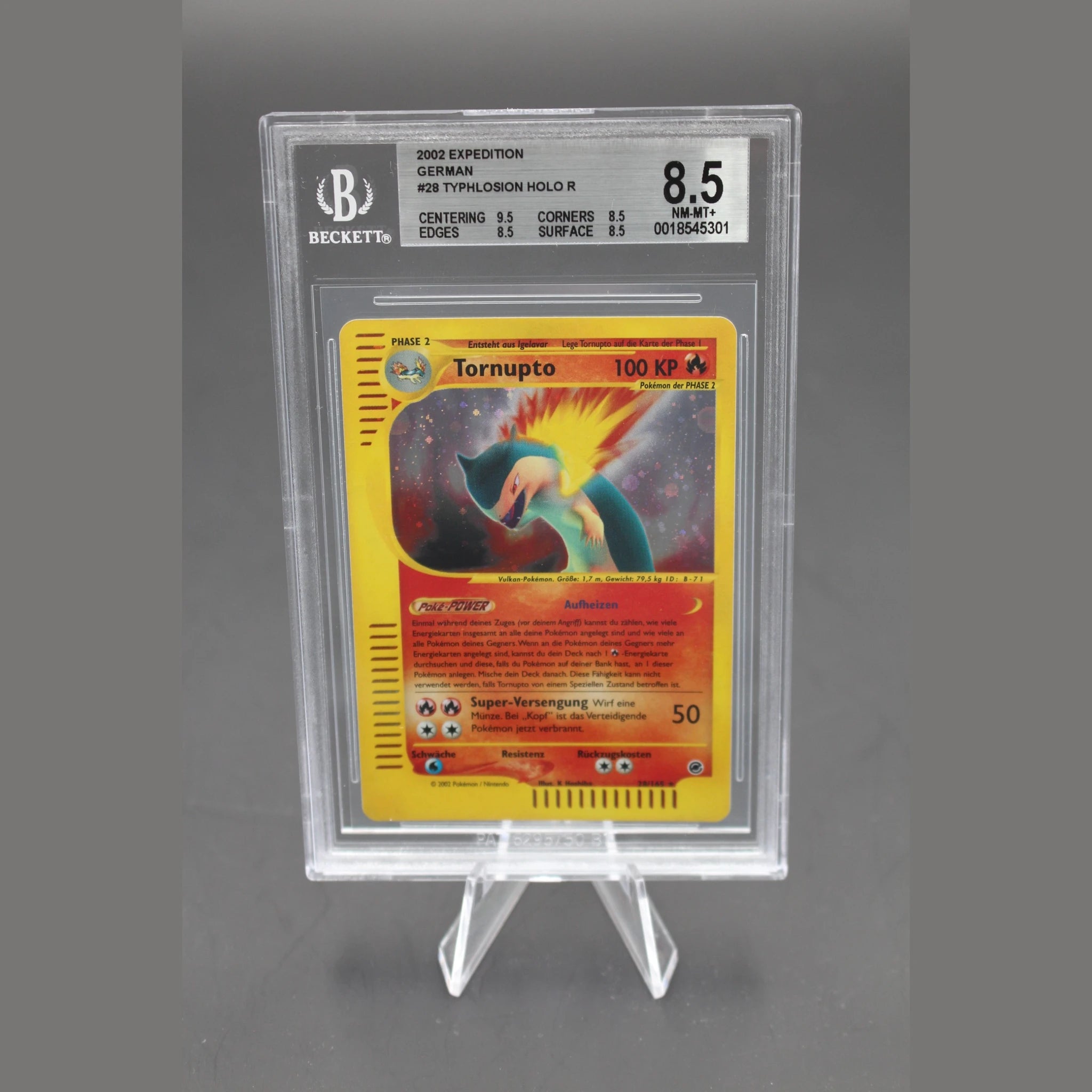 Tornupto Holo · Expedition · 28/165 · Deutsch · BGS 8.5 - Bild 1