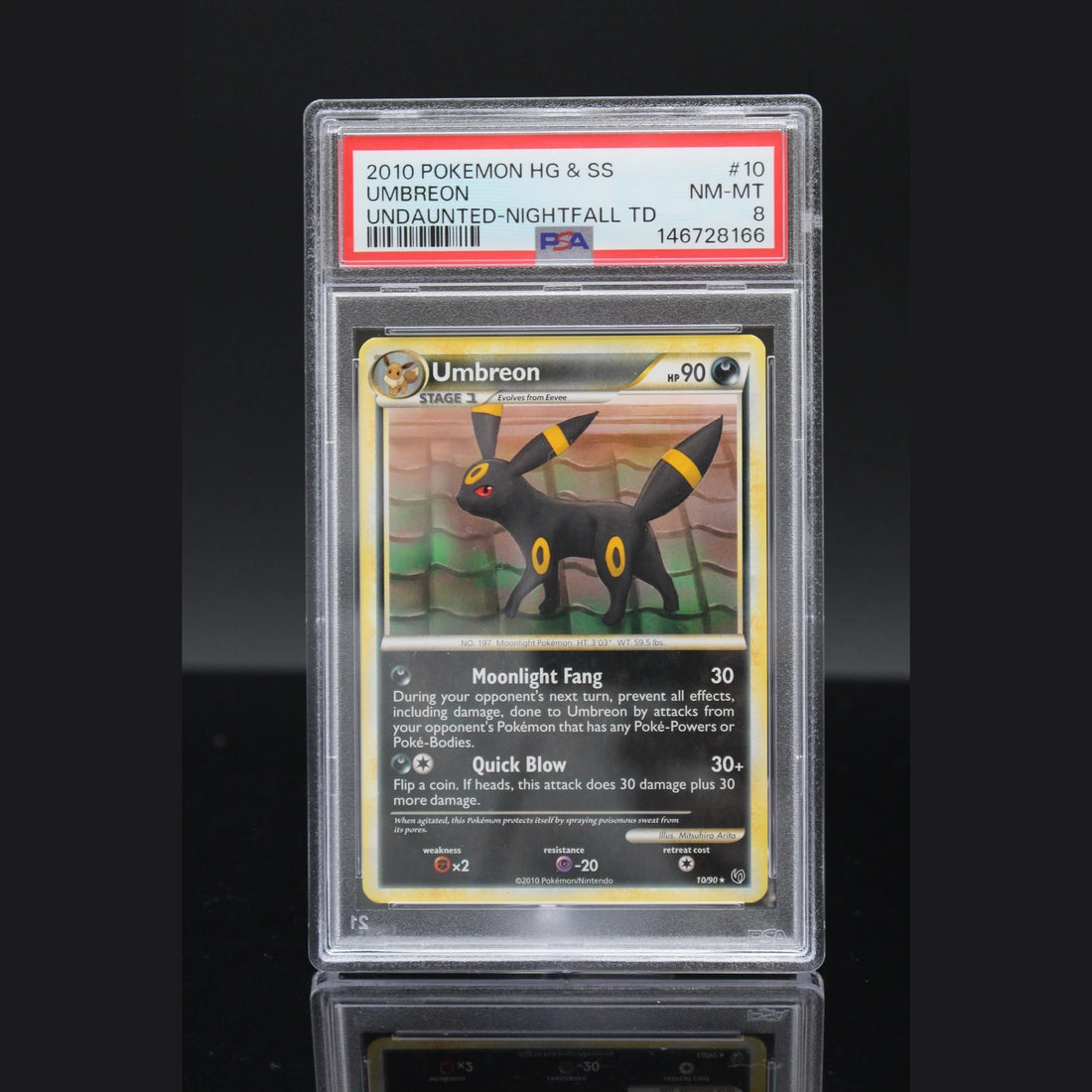 Umbreon · Undaunted · 10/90 · Englisch · PSA 8 - Bild 1