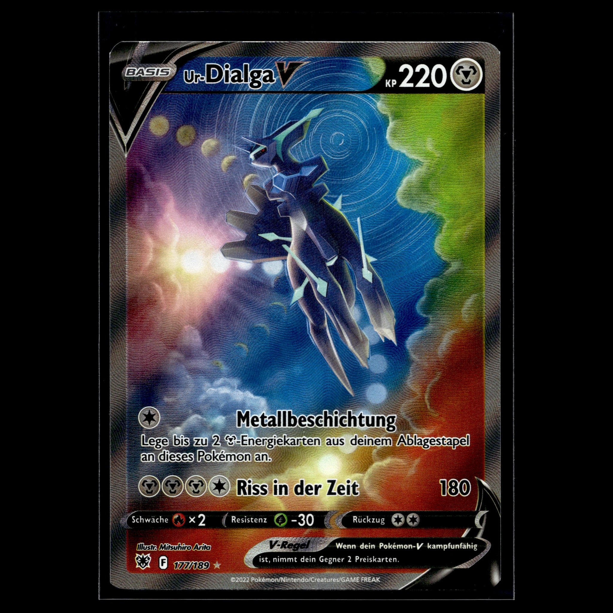 Ur-Dialga V SR · Strahlende Sterne · 177/189 · Deutsch · (Near Mint) - Bild 1