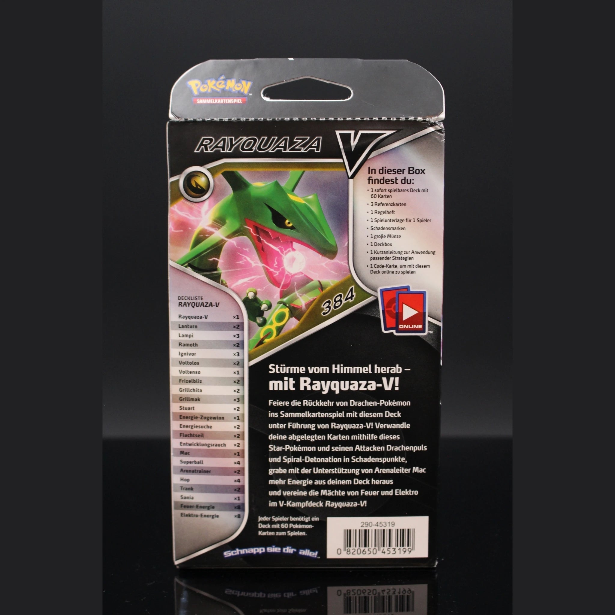 V-Kampfdeck Rayquaza V · Deutsch · Sealed OVP - Bild 2