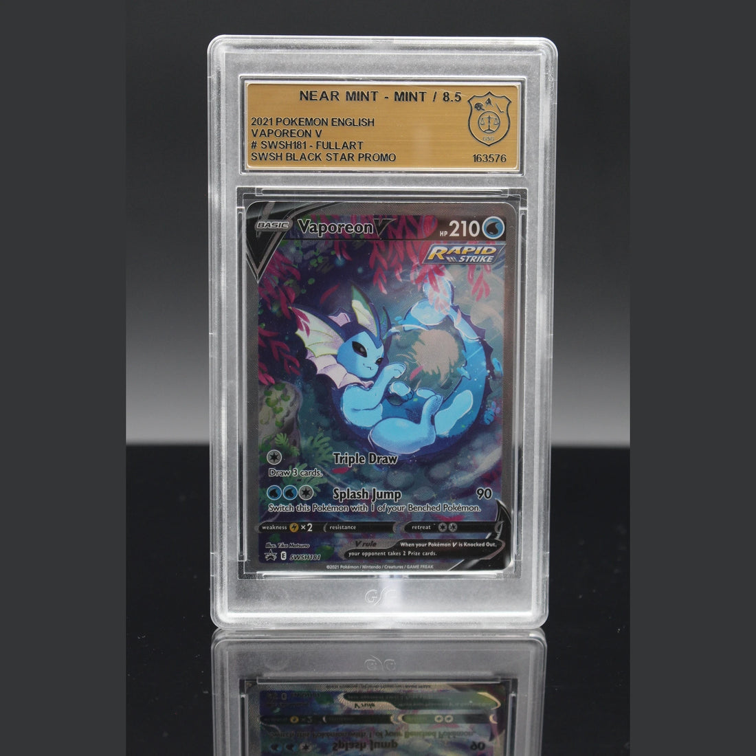 Vaporeon V · Black Star Promo · SWSH181 · Englisch · GSG 8.5 - Bild 1