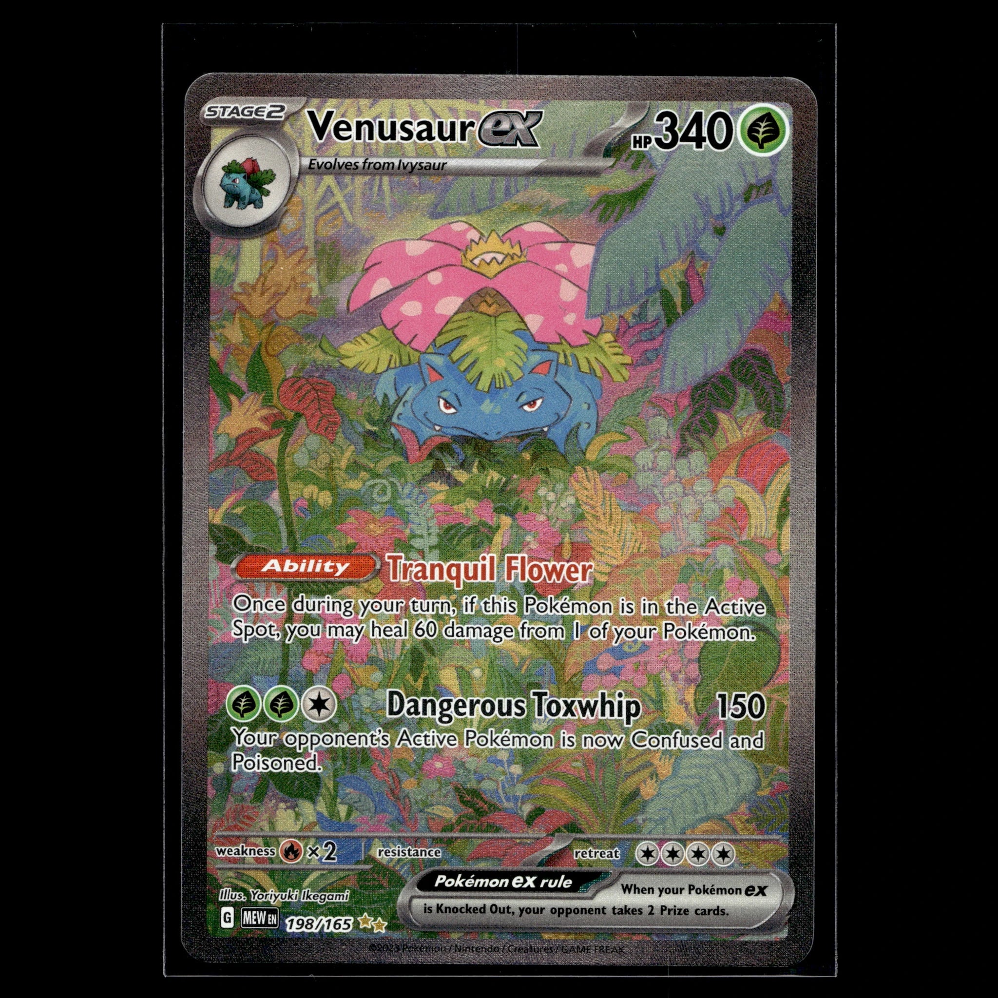 Venusaur ex · Collect 151 Surprise/Hope/Journey/Gathering · 198/165 · Englisch · (Near Mint) - Bild 1