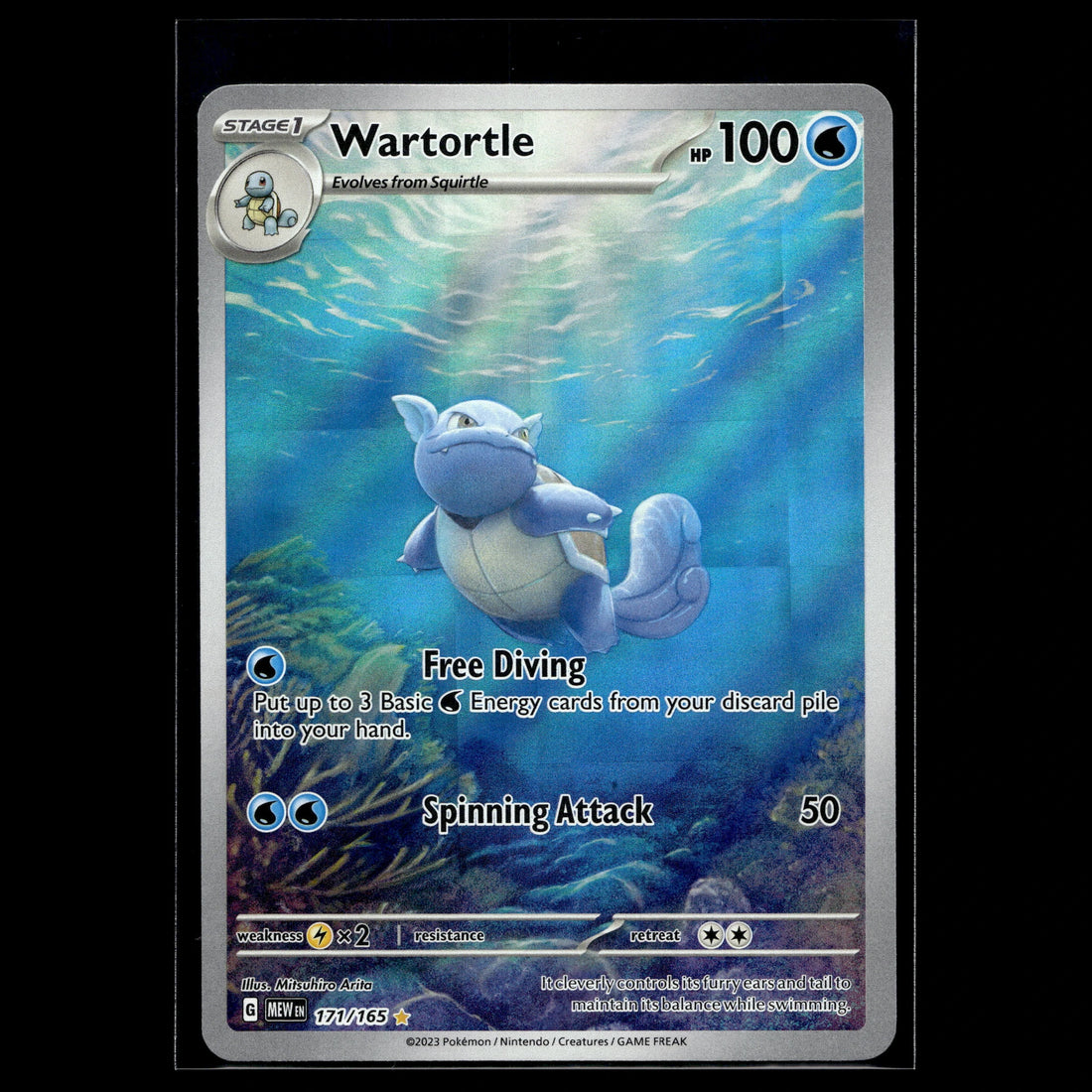 Wartortle · Collect 151 Surprise/Hope/Journey/Gathering · 171/165 · Englisch · (Near Mint-) - Bild 1