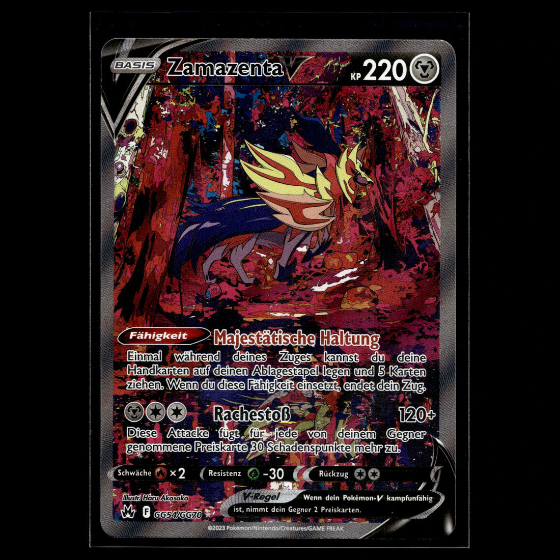 Zamazenta V AR · Zenit der Könige · GG54/GG70 · Deutsch · (Near Mint) - Bild 1