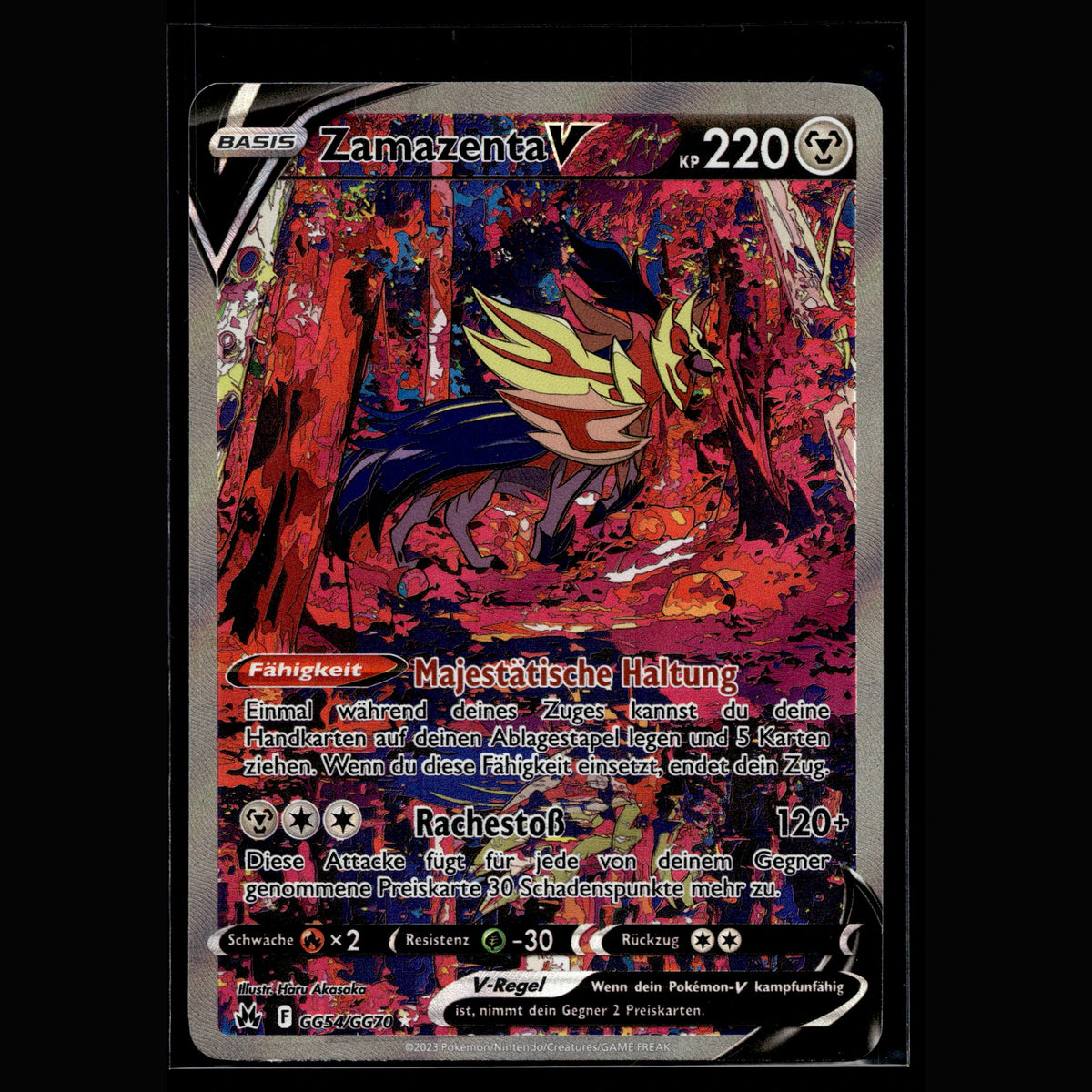 Zamazenta V AR · Zenit der Könige · GG54/GG70 · Deutsch · (Near Mint-) - Bild 1